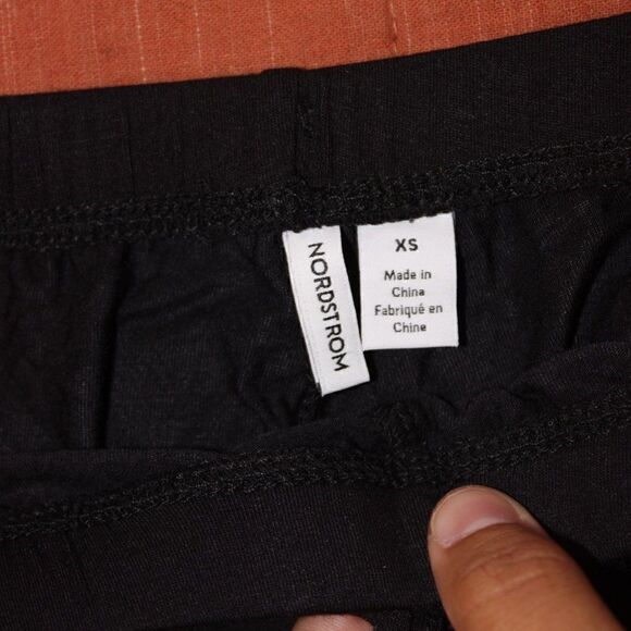 NEW Nordstrom Black SLEEPWEAR Pants Women's Size XS - Picture 8 of 12